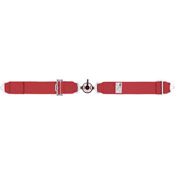 Simpson - Simpson 3" Bolt-In Camlock Lap Belt - 55" Bolt-In - Pull Down Adjust - Red
