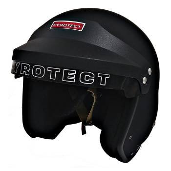 Pyrotect - Pyrotect Pro Airflow Open Face Helmet - Flat Black - Large