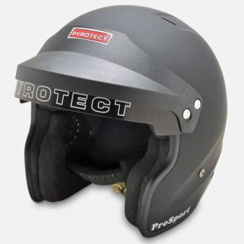 Pyrotect - Pyrotect ProSport Open Face Helmet - Flat Black - Medium