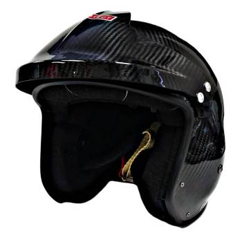 Pyrotect - Pyrotect Pro Airflow Carbon Open Face Helmet - Matte Finish - X-Large