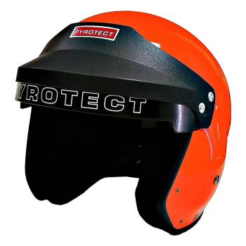 Pyrotect - Pyrotect Pro Airflow Open Face Helmet - Orange - Small
