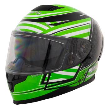 Zamp - Zamp FR-4 Helmet - Gloss Green Graphic - Large