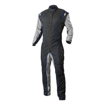 K1 RaceGear - K1 RaceGear GK2 Karting Suit - Black/Blue - Large/X-Large (58)