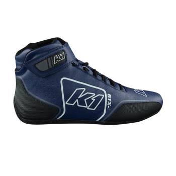 K1 RaceGear - K1 RaceGear GTX-1 Nomex Shoes - Navy Blue - Size 10