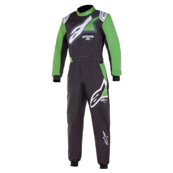 Alpinestars - Alpinestars KMX-9 v2 Graph Karting Suit - Black/Green/White - Size 40