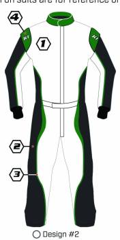 K1 RaceGear - K1 RaceGear Custom SFI 5 Nomex® Auto Racing Suit - Design #2