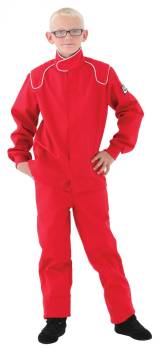 Crow Safety Gear - Crow Junior Single Layer Proban® Pant - SFI-3.2A/1 - Red  - Youth Large (14-16)