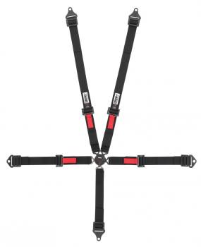 Crow Safety Gear - Crow  2" Kam Lock Junior Dragster Harness - Black Hardware - SFI 16.2 - Red