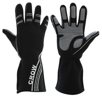 Crow Safety Gear - Crow All Star Nomex® Driving Gloves SFI-3.5 - Black - Medium