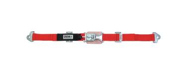 Crow Safety Gear - Crow 2" Latch & Link 52" Lap Belt - Red