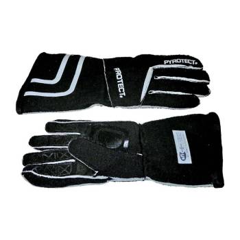 Pyrotect - Pyrotect Pro Series SFI-5 Reverse Stitch Gloves - Medium - Black