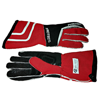 Pyrotect - Pyrotect Sport Series SFI-5 Reverse Stitch Gloves - Medium - Red/Black