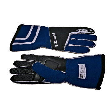 Pyrotect - Pyrotect Sport Series SFI-5 Reverse Stitch Gloves - Medium - Blue/Black