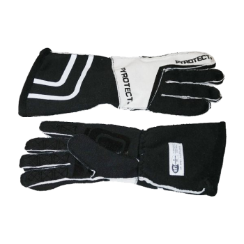 Pyrotect - Pyrotect Sport Series SFI-5 Reverse Stitch Gloves - 2X-Small - White/Red