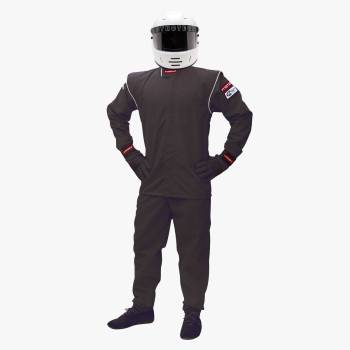 Pyrotect - Pyrotect Junior DX1 Single Layer SFI-1 Proban Pant (Only) - Black - Youth Small (6-8)