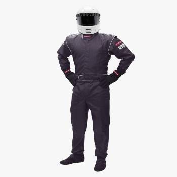 Pyrotect - Pyrotect Junior DX1 Single Layer SFI-1 Proban Suit - Black - Youth Small (6-8)