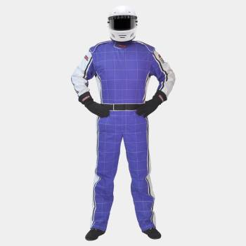 Pyrotect - Pyrotect Ultra-1 Single Layer SFI-1 Proban Suit - Blue/White - Small