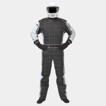 Pyrotect - Pyrotect Ultra-1 SFI-5 Nomex Suit - Black/White - 2X-Large