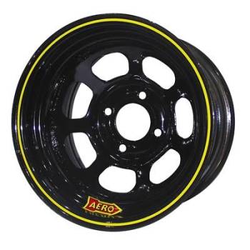 Aero Race Wheel - Aero 31 Series Spun Wheel - Black - 13" x 8" - 4 x 4" Bolt Circle - 4" Back Spacing - 14 lbs.