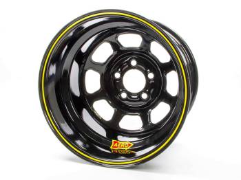 Aero Race Wheel - Aero 51 Series Spun Wheel - Black - 15" x 8" - 5 x 4.75" Bolt Circle - 1" Back Spacing - 18 lbs.