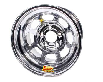Aero Race Wheel - Aero 51 Series Spun Wheel - Chrome - 15" x 8" - 5 x 5" Bolt Circle - 4" Back Spacing - 18 lbs.