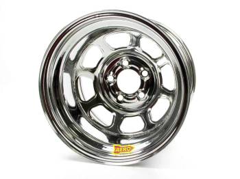 Aero Race Wheel - Aero 58 Series Rolled Wheel - Chrome - 15" x 10" - 5 x 4.75" Bolt Circle - 3" Back Spacing - 21 lbs.
