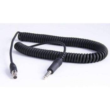 Rugged Radios - Rugged Radios Firetruck Headset Coil Cord for Firecom Style Jacks
