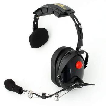 Rugged Radios - Rugged Radios H15 Single Side Headset for 2-Way Radios - Black