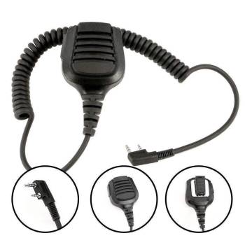 Rugged Radios - Rugged Radios Hand Speaker Mic Waterproof for Handheld Radios