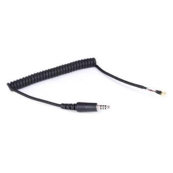 Rugged Radios - Rugged Radios Replacement Helmet Kit Coil Cord with IMSA, OFFROAD, and Peltor Plug