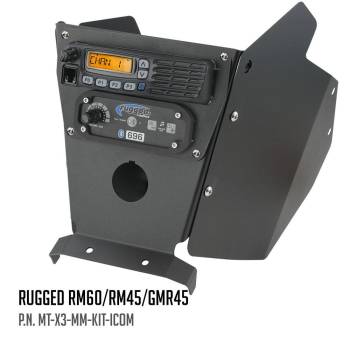 Rugged Radios - Rugged Radios Multi-Mount For Can-Am X3 With Side Panels (Dash Mount) (ICOM)