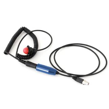 Rugged Radios - Rugged Radios Hole Mount Steering Wheel Quick Disconnect Push to Talk (PTT) Kit for Intercoms