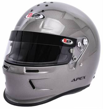 B2 Helmets - B2 Apex Helmet - Metallic Silver - Small