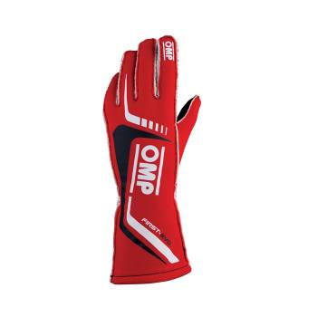 OMP Racing - OMP First EVO MY2020 Gloves - Red - X-Large
