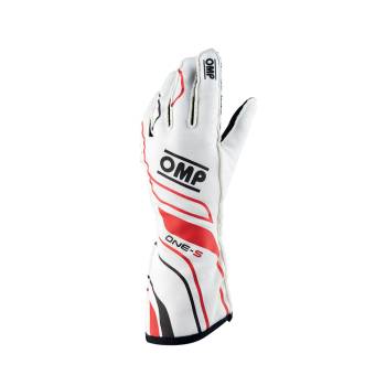 OMP Racing - OMP One-S Gloves - White Large