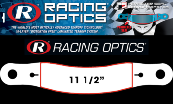 Racing Optics - Racing Optics XStack™ Perimeter Seal Tearoffs - Clear - Fits Simpson Matrix, Jr Shark / HJC / OMP / Zamp Pre-2013