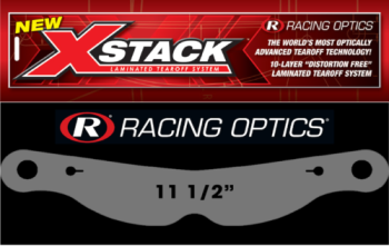 Racing Optics - Racing Optics XStack™ Tearoffs - Smoke - Fits Impact Champ, Nitro, Super Cyclone