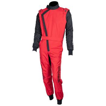 Zamp - Zamp ZK-40 Youth Karting Suit - Red/Black - Youth X-Large
