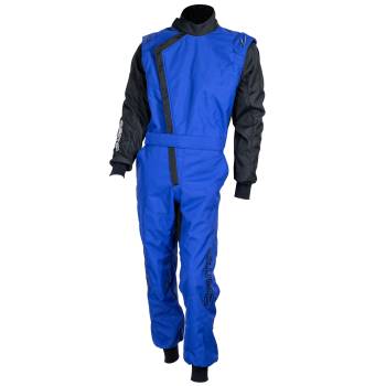 Zamp - Zamp ZK-40 Youth Karting Suit - Blue/Black - Youth Medium