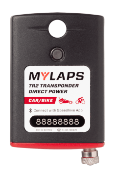 MYLAPS Sports Timing - MYLAPS TR2 Go Direct Power Transponder - Car/Bike - Unlimited Subscription