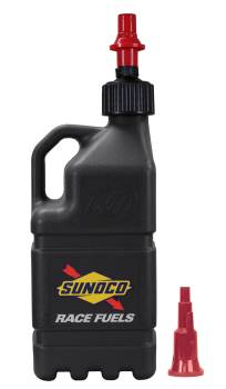 Sunoco Race Jugs - Sunoco Race Gen 3 Jugs Utility Jug - 5 Gallon - Fastflo O-Ring Seal Cap - Black