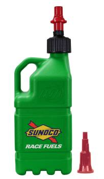 Sunoco Race Jugs - Sunoco Race Gen 3 Jugs Utility Jug - 5 Gallon - Fastflo O-Ring Seal Cap - Green