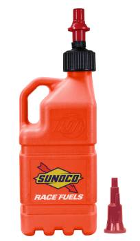 Sunoco Race Jugs - Sunoco Race Gen 3 Jugs Utility Jug - 5 Gallon - Fastflo O-Ring Seal Cap - Orange