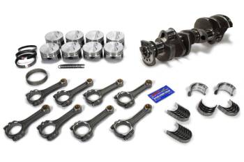 Eagle Specialty Products - Eagle Rotating Assembly - 385 CID - Cast Crank - Hypereutectic Pistons - 3.750" Stroke - 4.040" Bore - 5.700" I Beam Rods - SB Chevy