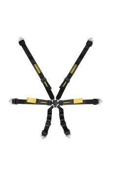 Schroth Racing - Schroth Enduro 2"x 2" 6-Point Camlock Harness - Pull Down - Clip-In / Wrap Around - Individual Harness - Black