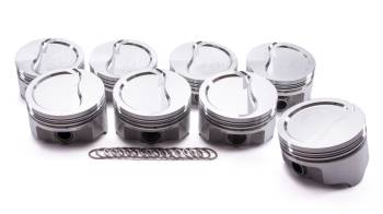 Icon Pistons - Icon Premium Forged Pistons - 4.160" Bore - 1/16 x 1/16 x 3/16" Ring Grooves - Minus 16.3 cc - Ford FE-Series (Set of 8)