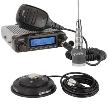 Rugged Radios - Rugged M1 RACE SERIES Waterproof Mobile Radio Kit with Antenna - Digital and Analog