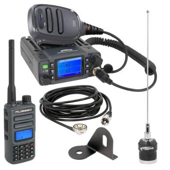 Rugged Radios - Rugged Jeep Radio Kit - GMR25 Waterproof GMRS Mobile Radio and GMR2 Handheld