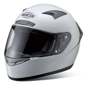 Sparco - Sparco Club X1 DOT Helmet - White - Size Large