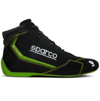 Sparco - Sparco Slalom Shoe - Black/Green - Size: Euro 36 / US: 4-4.5